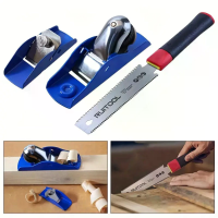 RUITOOL Handvijlset 3PCS IJzeren Lichaam Handgereedschap voor Houtbewerking met Mini Japanse Zaag TPI 17 Vlakke Bodem Ge