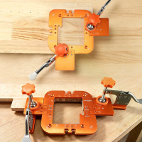 RUITOOL Houtbewerking Router Afgeronde Hoek Sjabloon Aluminiumlegering Handvatloze Groeven Arc Hoek Positionerings Jig R