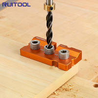 RUITOOL Twee in een Ingebouwde Onderdelen Locator Aluminium Legering Precisie Gereedschap 8mm 10mm Gaatjes Positionering