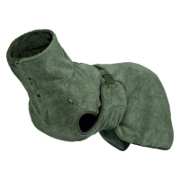Rukka   Medea x Bathrobe badjas olijfgroen voor de hond S