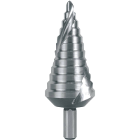 RUKO 101060 101060 HSS Getrapte boor Gezamenlijke lengte 100 mm 3 vlakken schacht 1 stuk(s)