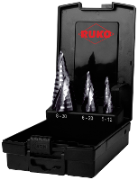 RUKO 101626PRO Getrapteboorset 3 delig 5   12 mm, 6   20 mm, 8   30 mm HSS 1 set(s)