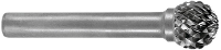 RUKO 116042 HM freesstift vorm D kogel (KUD) Kogeldiameter 8 mm Hardmetaal Schacht Ã 6 mm