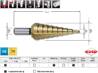 RUKO A101126TRO HSS Getrapteboorset 1 stuk(s)