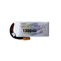 RUSH SNOW MAN 22.2V 1350mAh 110C 6S LiPo batterij XT60 stekker voor FPV Racing Drone
