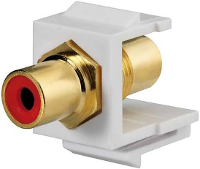 Rutenbeck KMK Cinch rot rw Cinch inbouwmodule 1 stuk(s)