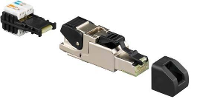 Rutenbeck US Cat.6A iso A US Cat.6A iso A Universalstecker Cat.6A   Digital   Network 13900321 1 stuk(s)