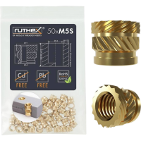 Ruthex Schroefdraadinzet Geschikt voor: PLA geschikte apparaten RX M5Sx5.8 GE M5Sx58 001