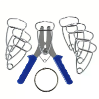 RVS Spanklemmen Kit Verstelbare Tang 0 2 Inch Klem Bereik voor Houtbewerking DIY Projecten Houten Plinten Fotolijsten