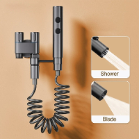 RVS Toilet Spray Gun Set met verstelbare modi, veerbelaste slang en 360° ondersteuning badkamer bidet spuiter voor hygië