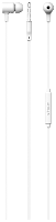 RYGHT NIYO In Ear headset Kabel Stereo Wit Headset, Volumeregeling