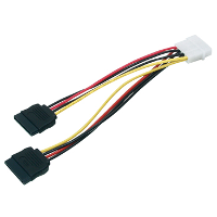 S ATA Power kabel dubbel molex
