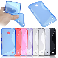 S Line Tpu Silicone Soft Protective Case For Nokia Lumia 630