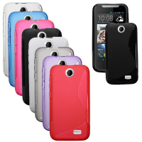 S Line Wave Slim Tpu Silicone Back Case Cover For Htc Desire D310w