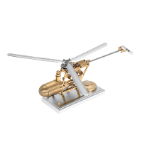 S01 Stoomhelikopter Beweegbaar Dynamisch Model Wetenschapsontdekking Speelgoed Kinderen Geschenk