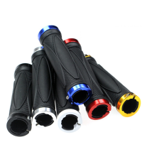 S27 211 Bike Bicycle Bilateral Locked Aluminum Ring Handlebar Grips