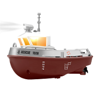 S820 1/32 2.4G Mini RC boot LED lamp Dual Motor Waterdichte Afstandsbediening Reddingsboot 1008 Draadloze Elektrische Vo
