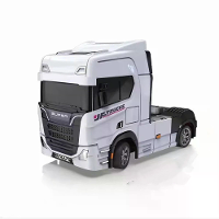 S917 RTR 1/43 2.4G 4WD Mini RC Auto Tractor Semi Truck Ingebouwde Gyro Volledig Proportioneel Drift Dubbele Snelheid LED