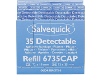 SÃ¶hngen 1009735 Salvequick pleisterstrips detectable 35 stuks