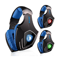 Sades A60 7.1 Sound Gaming Headphone with Mic Three Color Lights