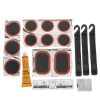 Sahoo Bike Bicycle Tire Tyre Repair Kit Tool Set Patch Rubber Glue