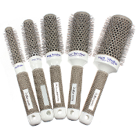 Salon Modelling Ceramic Crimp Brush Hair Comb