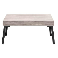 Salontafel Nero   grijs eikenkleur   40x86x86 cm   Leen Bakker