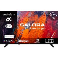 Salora 43UA550 3x HDMI, Sound, WLAN, RJ 45, BT