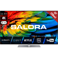Salora 55QLED440A qled tv 3x HDMI, Smart TV, WLAN, RJ 45, CI+, Sound