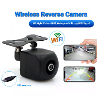 Samaeye AI WiFi Draadloze Auto Infrarood Nachtzicht Achteruitrijcamera's AHD720P Kentekenplaatlens IP68 Waterdicht Hoek
