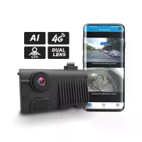 Samaeye SD21 4K AI dashcam dual lens 4G GPS tracker WiFi ADAS DMS bestuurderbewaking gezichtsherkenning SOS DVR rijregis