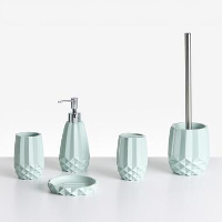 SAMIRIA   Badkameraccessoireset   Mintgroen   Polyresin