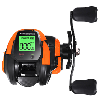SAMOLLA Elektronische Bait Casting Hengelhaspel Groot LED scherm 7.2:1 Hoge Snelheid 10kg Max Slependiepe Positiegeheuge