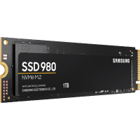 SAMSUNG 980, 1 TB MZ V8V1T0BW, M.2 (2280), PCIe Gen 3.0 X4, NVMe 1.4
