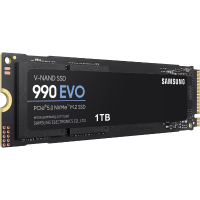 SAMSUNG 990 EVO 1 TB ssd MZ V9E1T0BW, PCIe 4.0 X4 / 5.0 X2, NVMe 2.0, M.2 2280