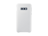 Samsung Leather GSM backcover Geschikt voor model (GSMs): Galaxy S10 E Wit