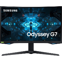SAMSUNG Odyssey G7 C27G75TQSP gaming monitor 1x HDMI, 2x DisplayPort, 2x USB A 3.2 (5 Gbit/s), 240 Hz