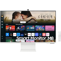 SAMSUNG Smart Monitor M8 M80D LS32DM801UUXEN ledmonitor HDMI, USB C, WiFi, BT, Sound