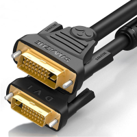 SAMZHE DV 8010 DVI (24 + 1) naar DVI (24 + 1) kabel Videokabeladapter voor projector Laptop TV