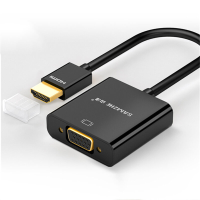 SAMZHE HDMI naar VGA Adapter Converter 1080P Splitter HDMI Twee weg schakelaar Converter voor TV PC Projector Laptop