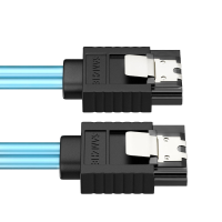 SAMZHE SATA III 6.0 Gbps datakabel met vergrendeling SATA3 HDD datakabel voor SSD DVD PC computergegevenskabel 50CM 100C