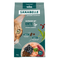 Sanabelle Outdoor met eend & bosbessen kattenvoer 2 kg