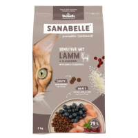 Sanabelle Sensitive met lam en bosbessen kattenvoer 2 x 2 kg