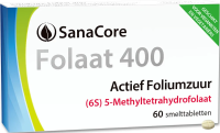 SanaCore Folaat 400 Smelttabletten