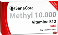 SanaCore Methyl 10.000 Vitamine B12 Kers Smelttabletten