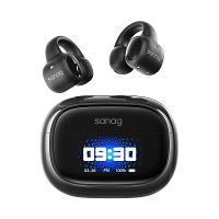 Sanag S3 Pro TWS bluetooth hoofdtelefoon AI Smart Screen Earphone LED Touch Screen 360° Stereo Bass DT6.0 AI Noise Cance