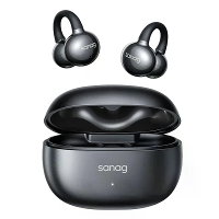 SANAG Z60S OWS Oorklemmen Draadloze bluetooth 5.4 Oortelefoon 12 mm Composiet Dubbel Magnetisch Filmpje AI Oproep Geluid
