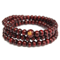 Sandalwood Buddhist Prayer Bead Mala Bracelet Necklace