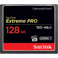 SanDisk CompactFlash Card 128 GB geheugenkaart SDCFXPS 128G X46