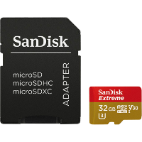 SanDisk Extreme microSDHC 32 GB geheugenkaart